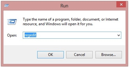 Windows Run, Regedit